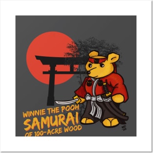 Winnie The Pooh - Samurai of 100-Acre Wood Posters and Art